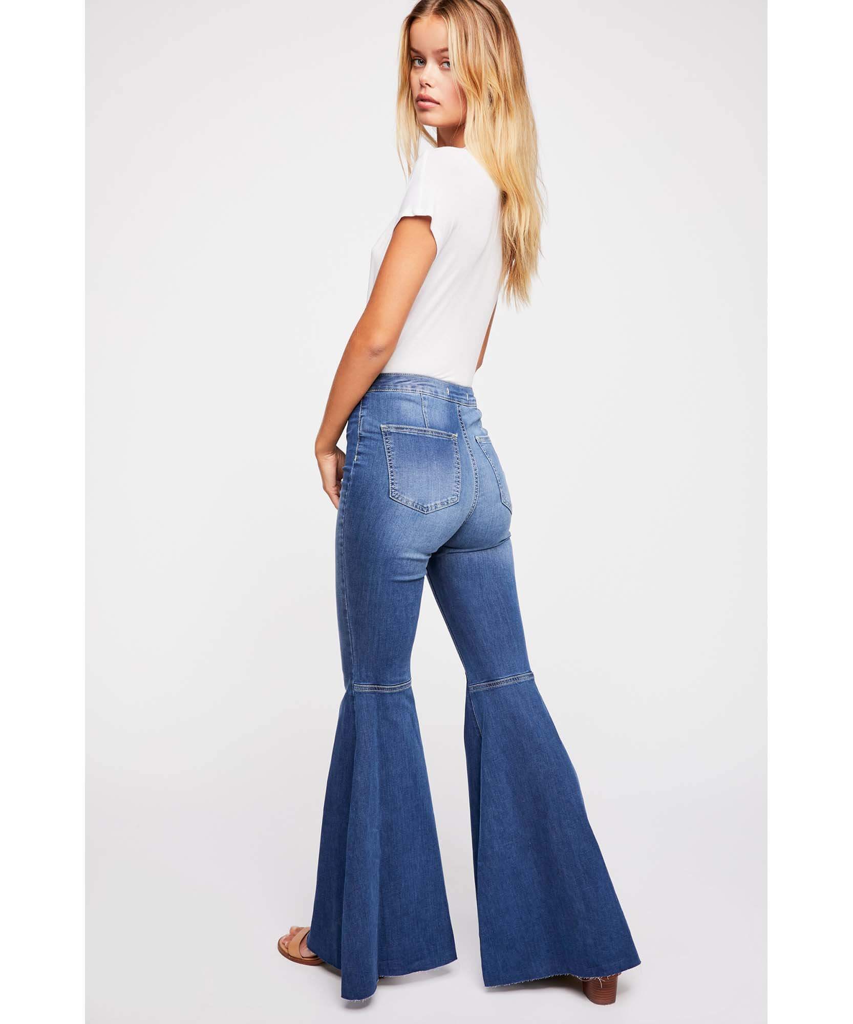 Just Float On Flare Jeans – Stitch & Stone